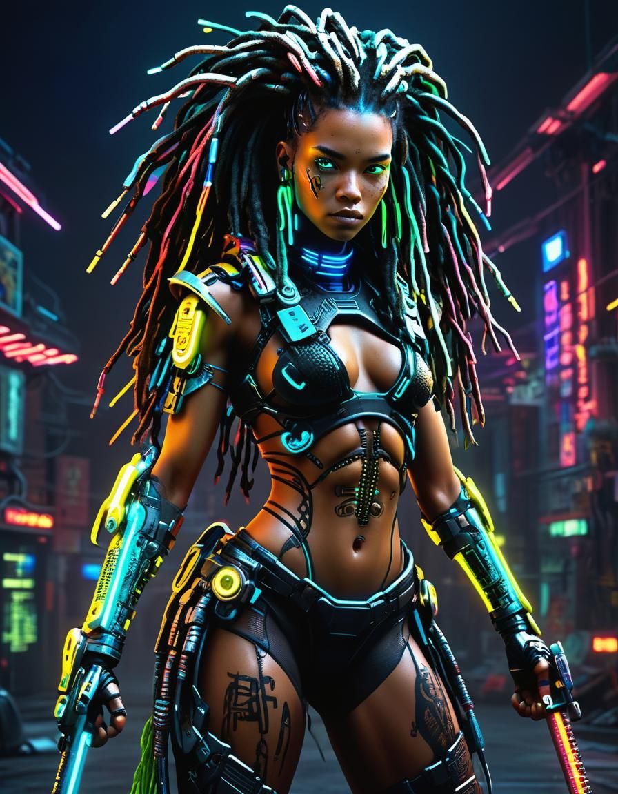 Neon warrior