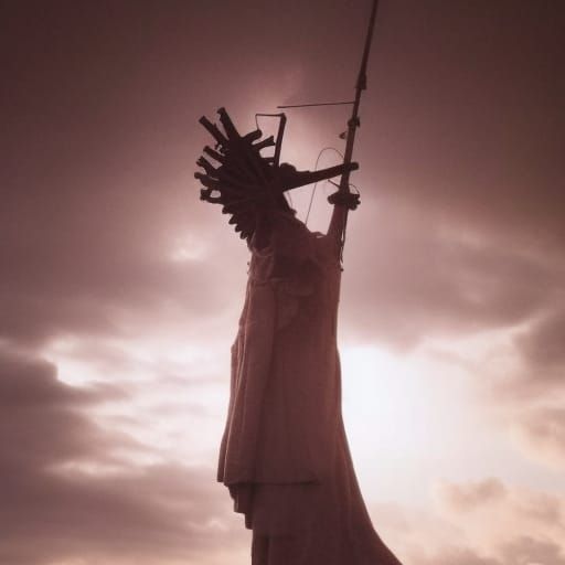 Dramatic Horror Digital Painting in Doré Style