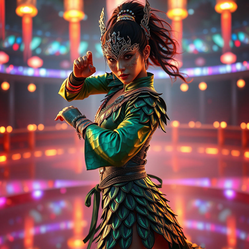 The Dragoness: Asian Martial Artist in Joshi League
