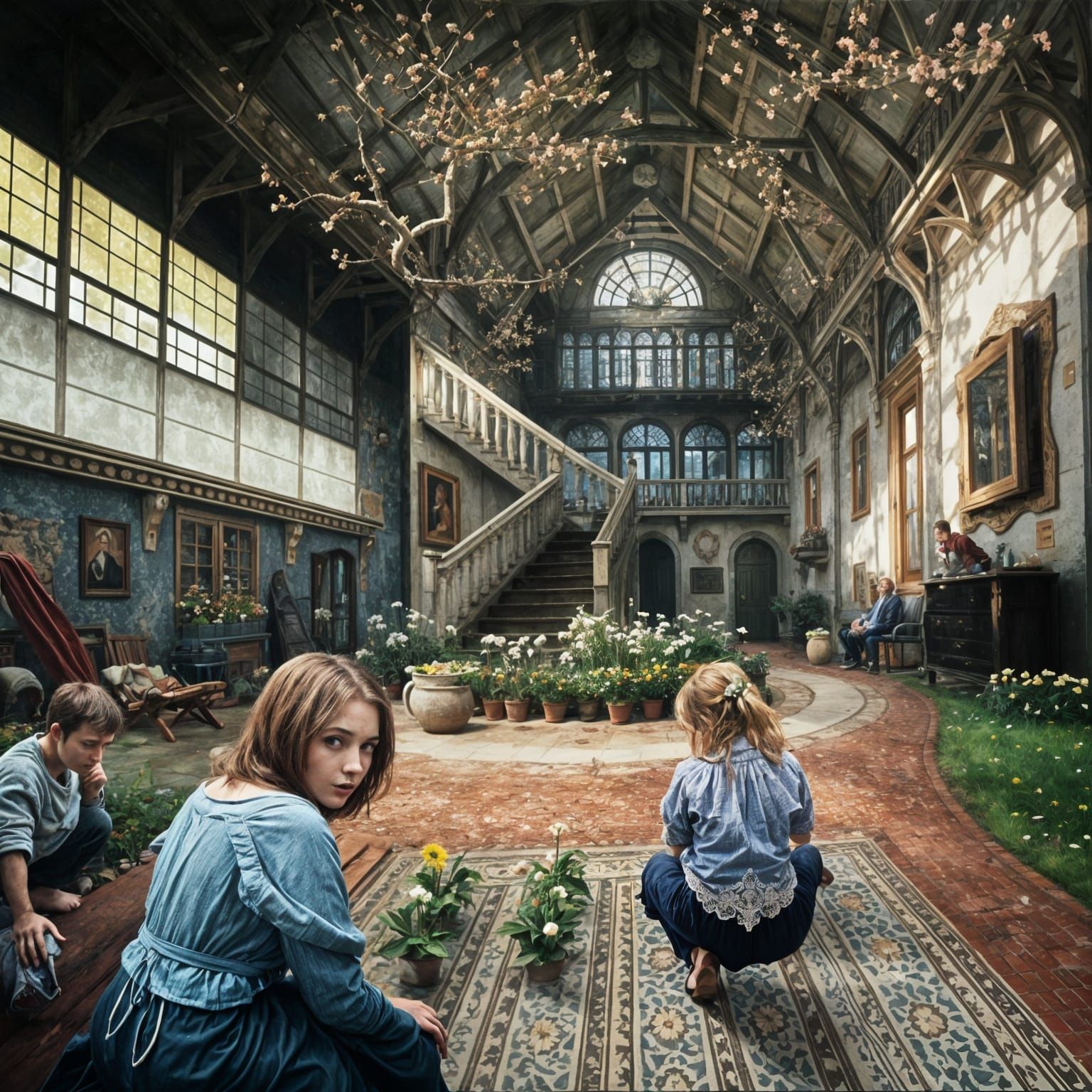 Winter's End, Spring's Renewal: A Conceptual Image