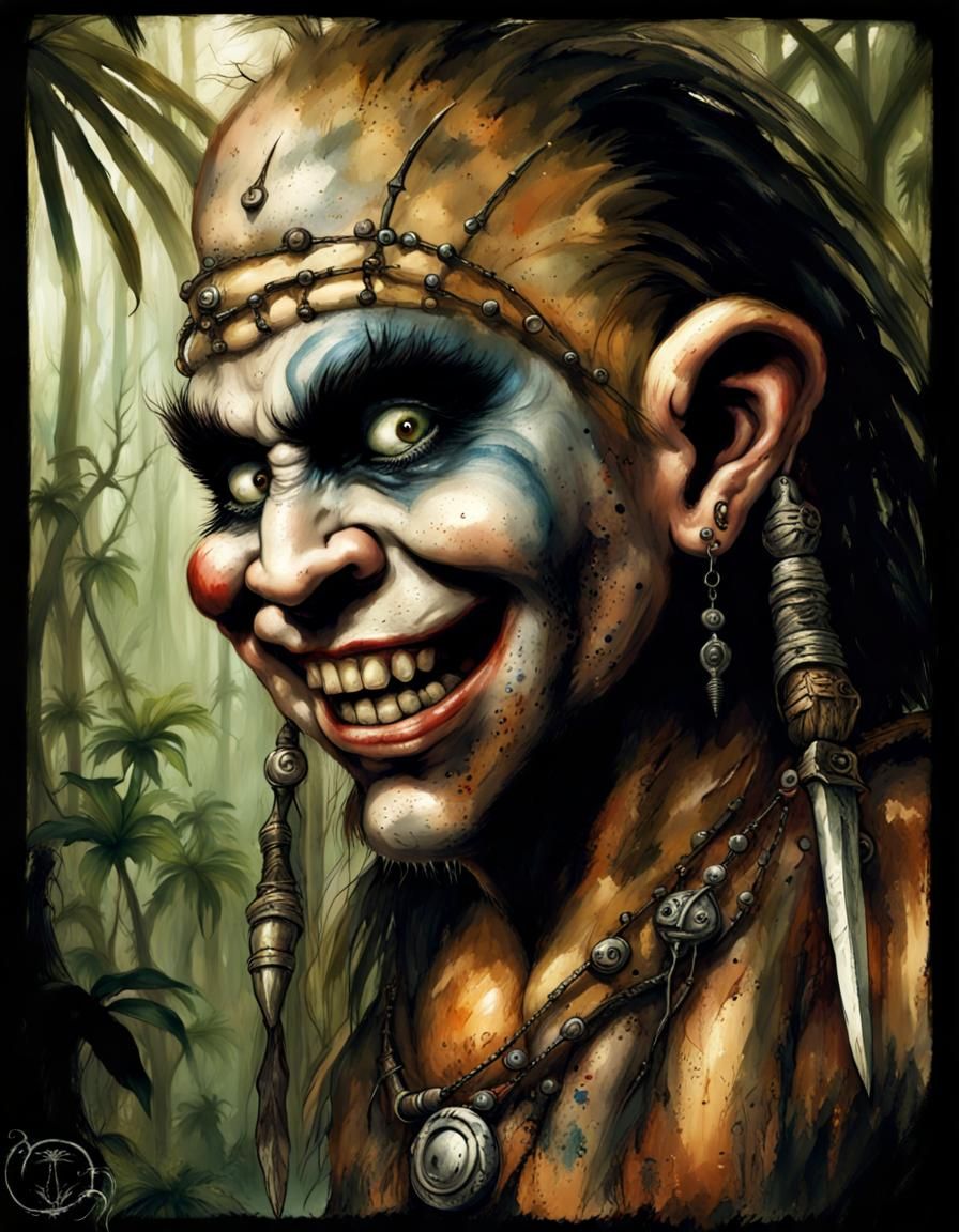 Voodoo Dwarf in Jungle, Cruel Dark Art