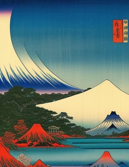 Ukiyo-e Landscape