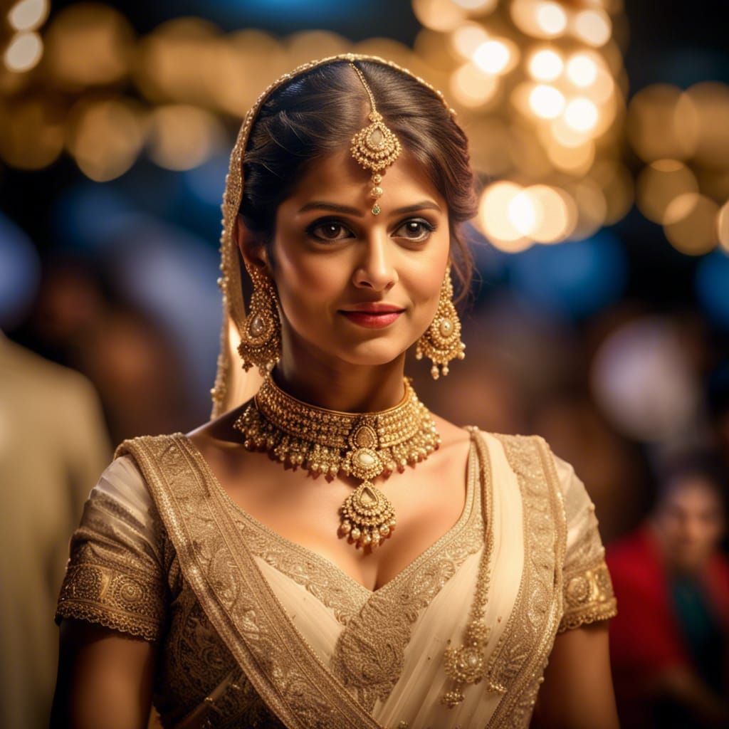 Indian Actress Bridal Fashion Show in HDR