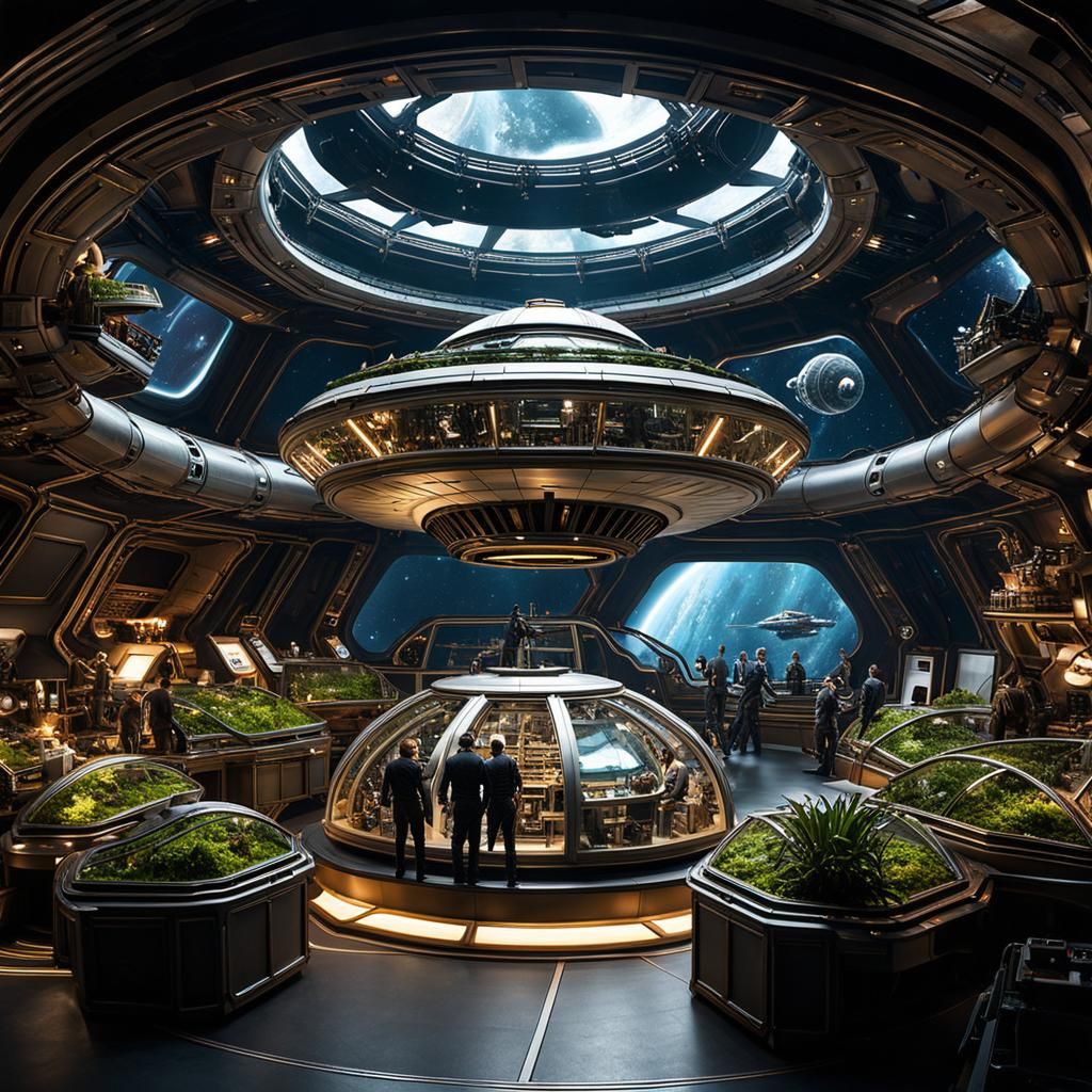 Everyday Life on an Interstellar Steampunk Starship