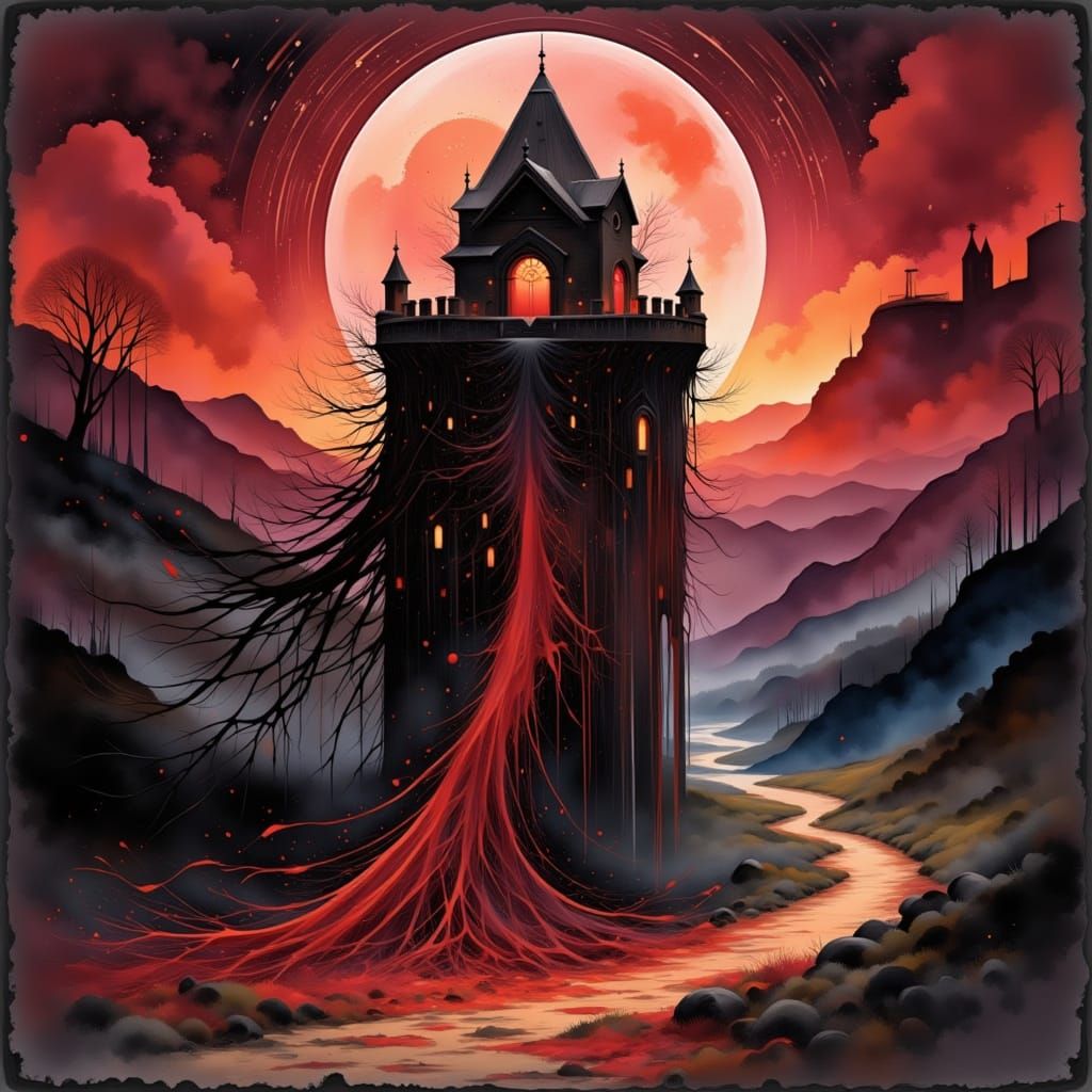 Faerie King's Ghost Haunts Tower in Splash Art