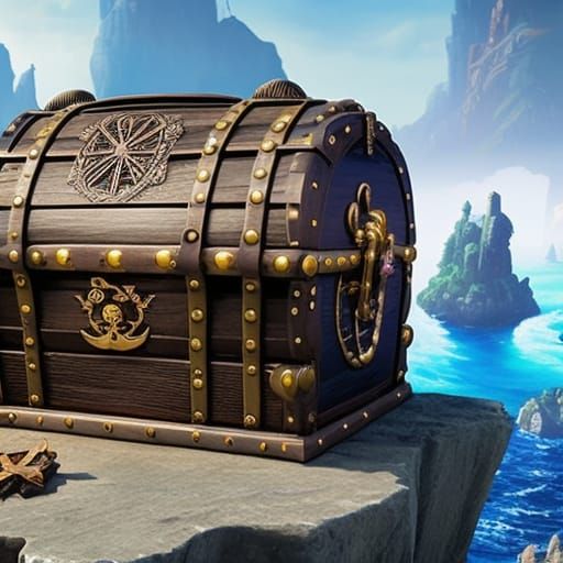 Pirate treasure chest