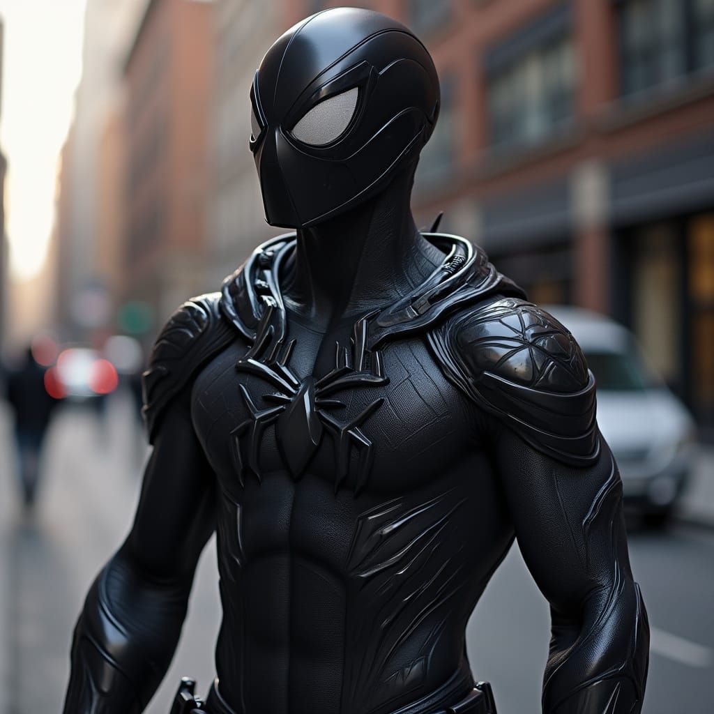 Spider-Man in Black Alien Symbiote Suit