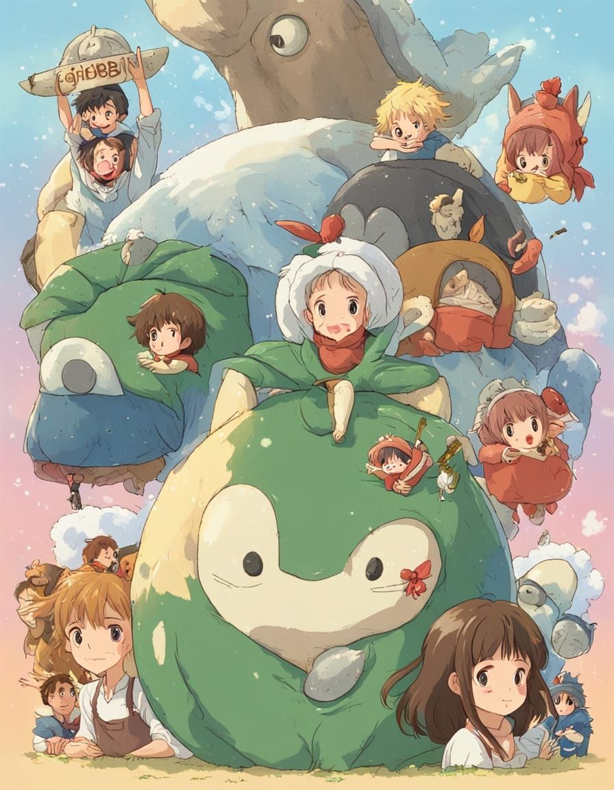 Ghibli-Inspired Scene: AI-Generated Image