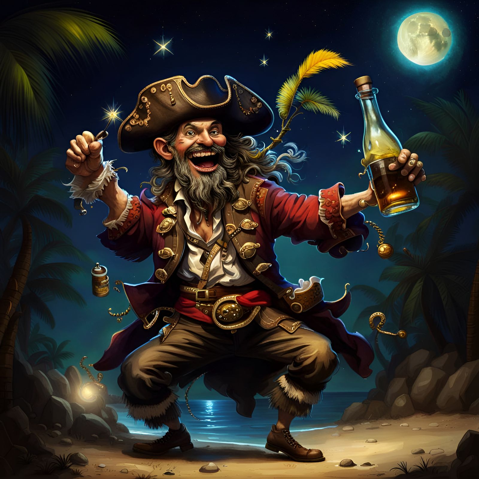 Grr, Yo ho ho and a bottle of rum, yar matey