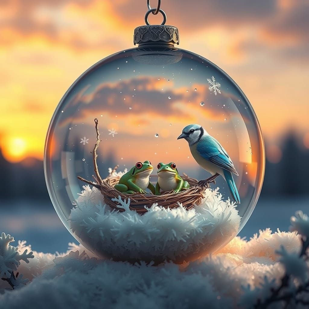 A snowglobe Christmas