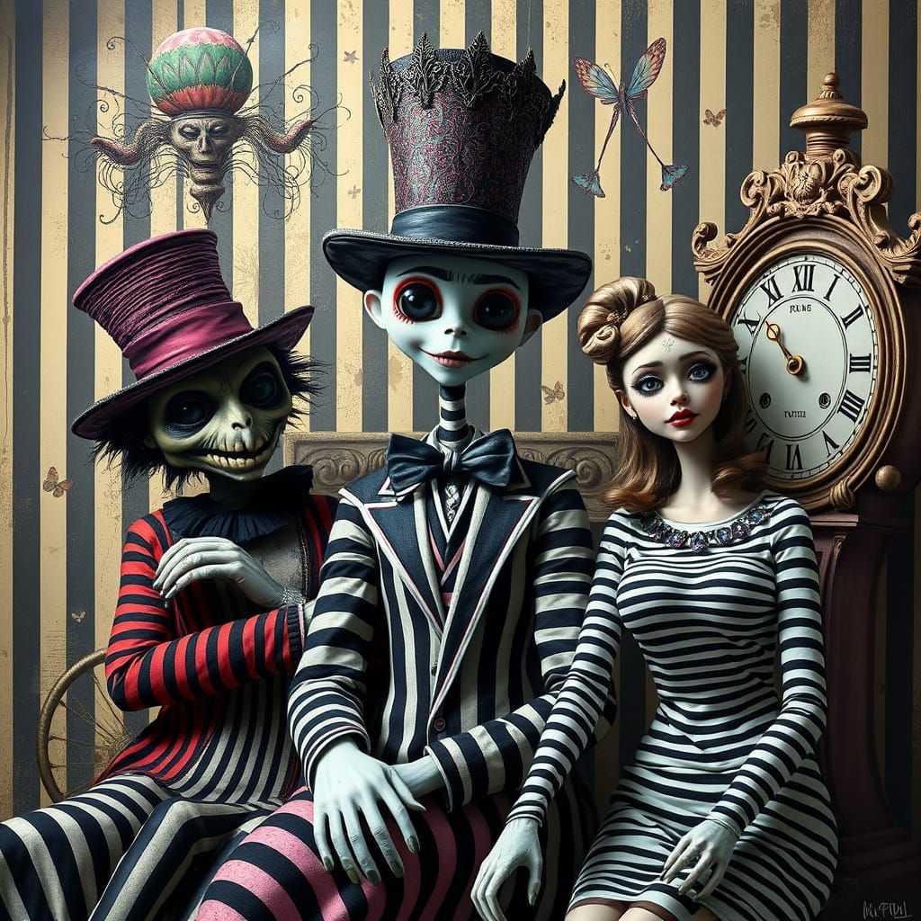 A motley crew of striped misfits.........