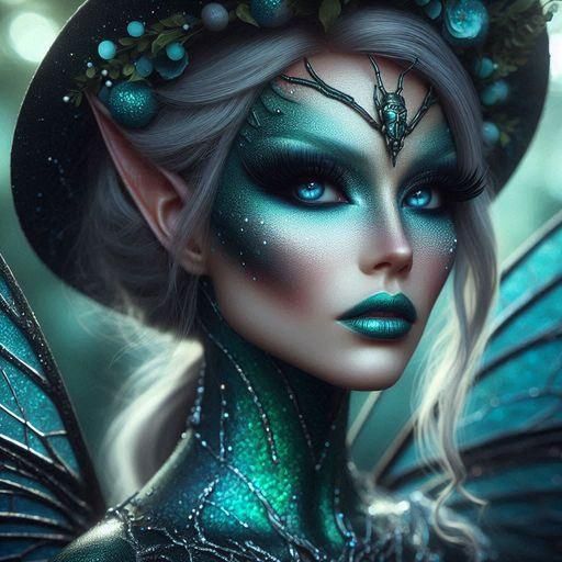 Whimsical Fantasy Fairy in a Sunlit Meadow