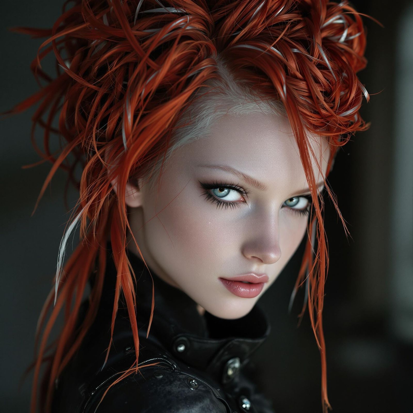 Hyperrealistic Portrait of an Ethereal Woman in a Dreamy Bac...