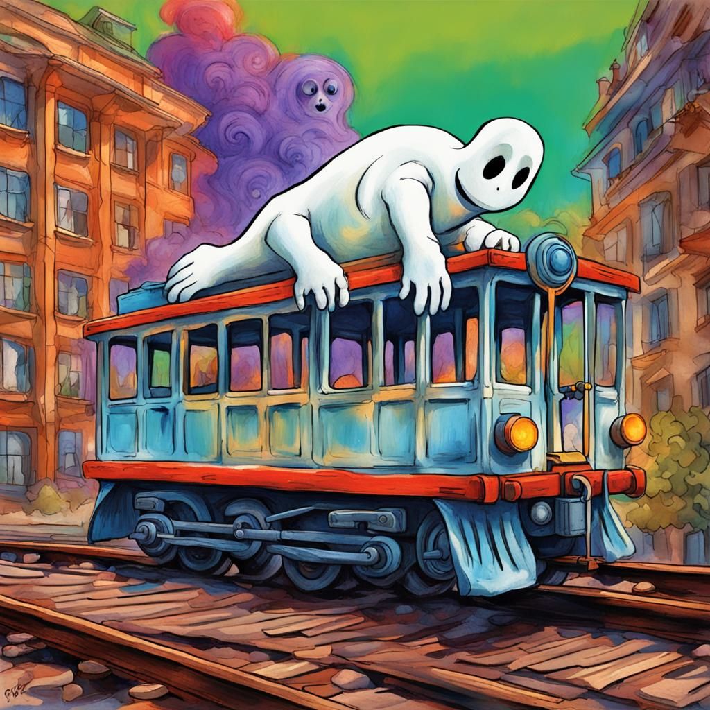Fantasy Monster Train Car