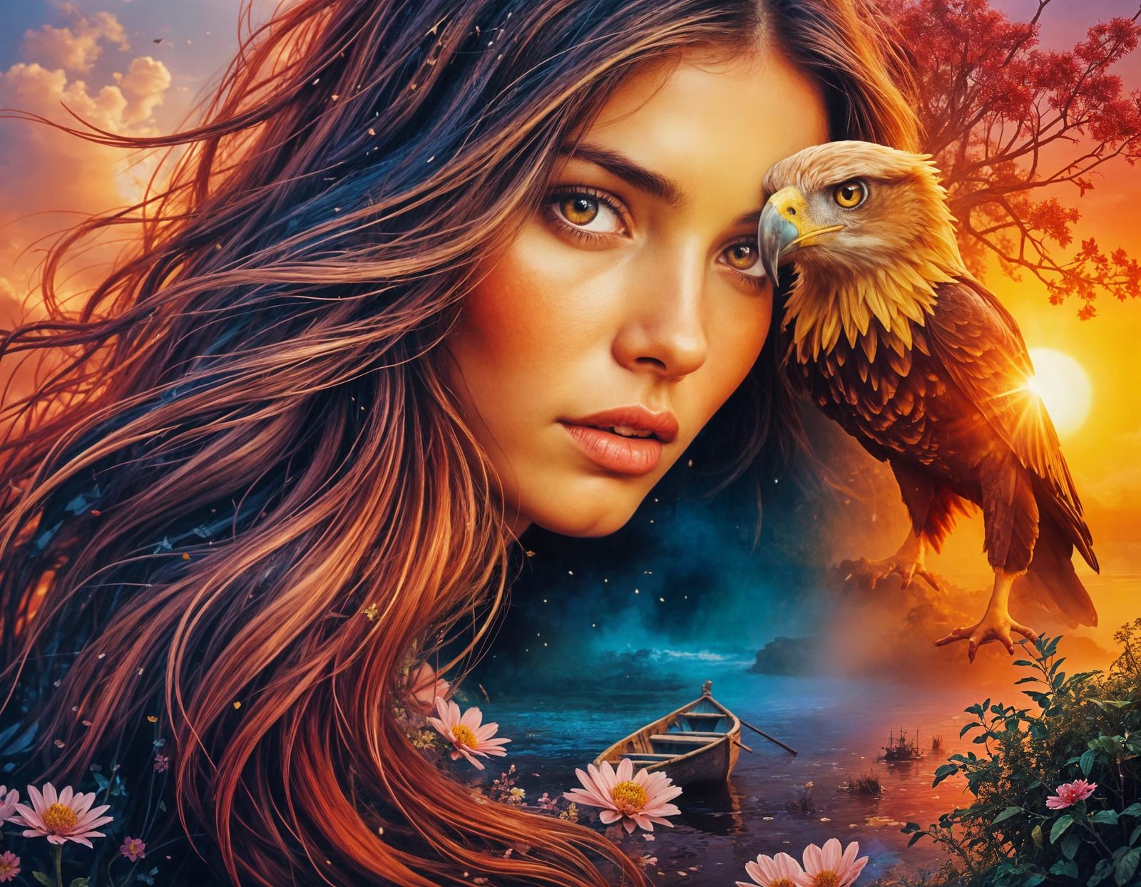 Demeter's metamorphosis into an eagle