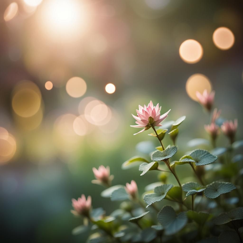 Tranquil Photography with Bokeh and Natural Light