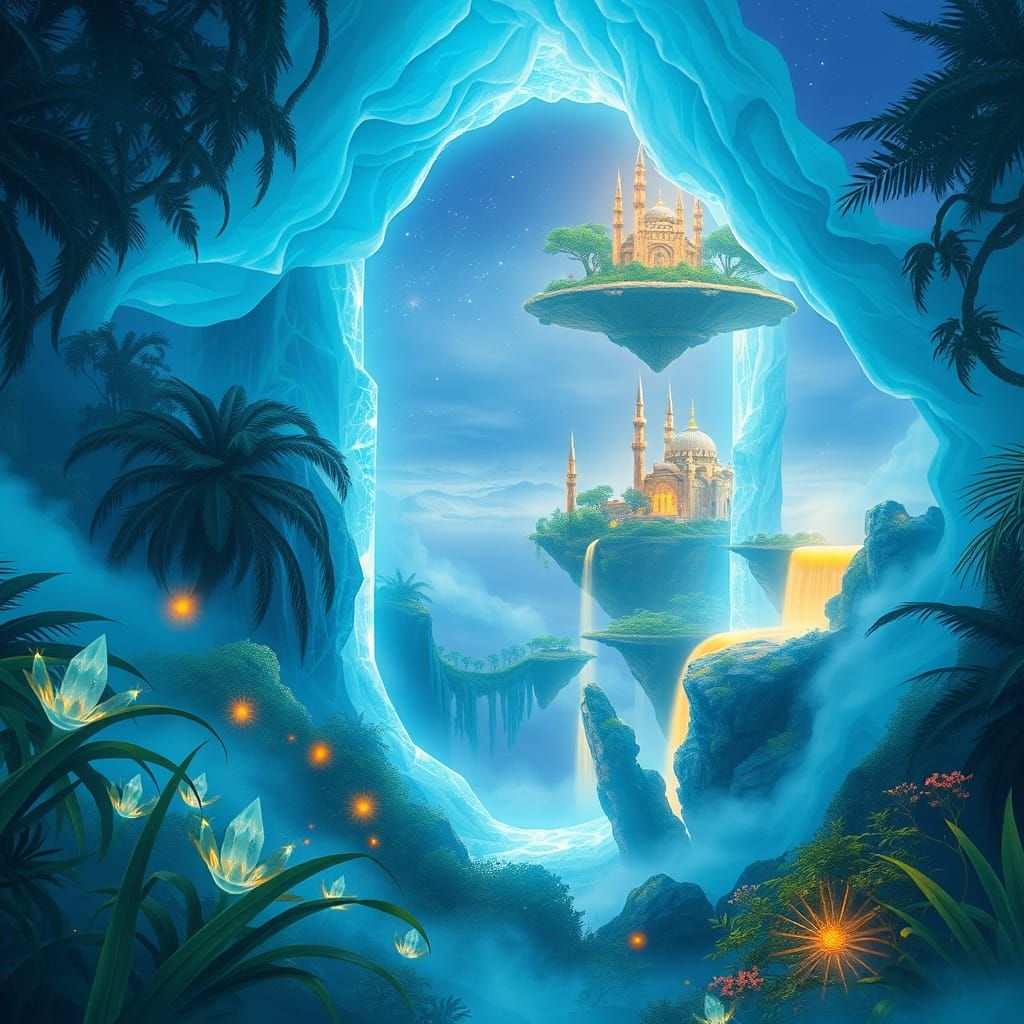 Enchanted Jungle Portal to a Dreamlike Reality