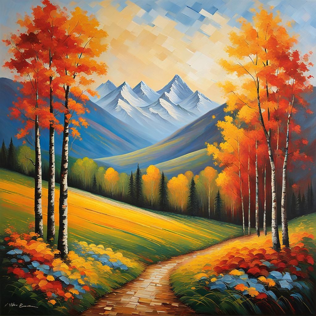 You will go out in joy
and be led forth in peace;
the mountains and hills
will burst into song before you,
and a...