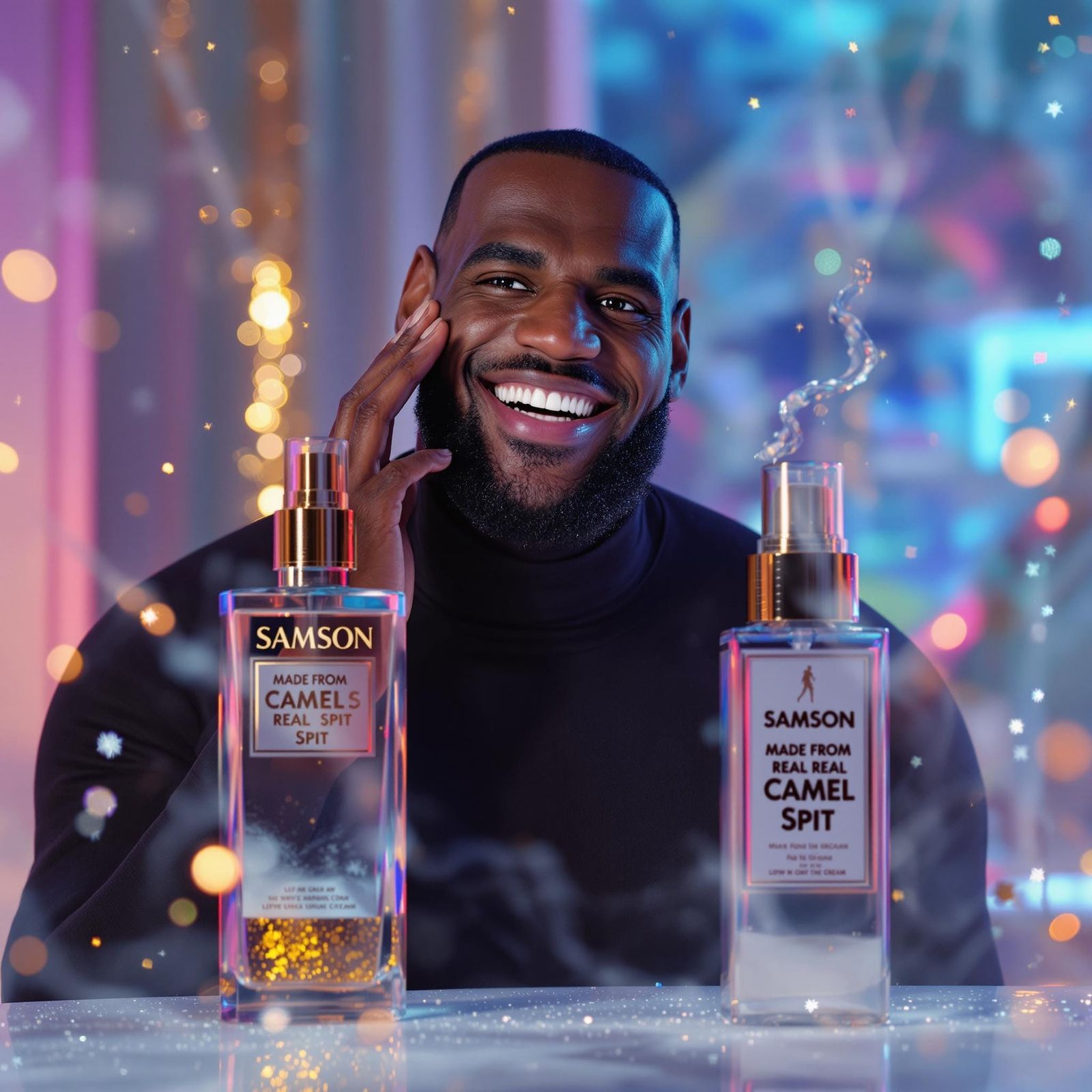 Luxurious Future of Skincare: LeBron James with High-End Fac...
