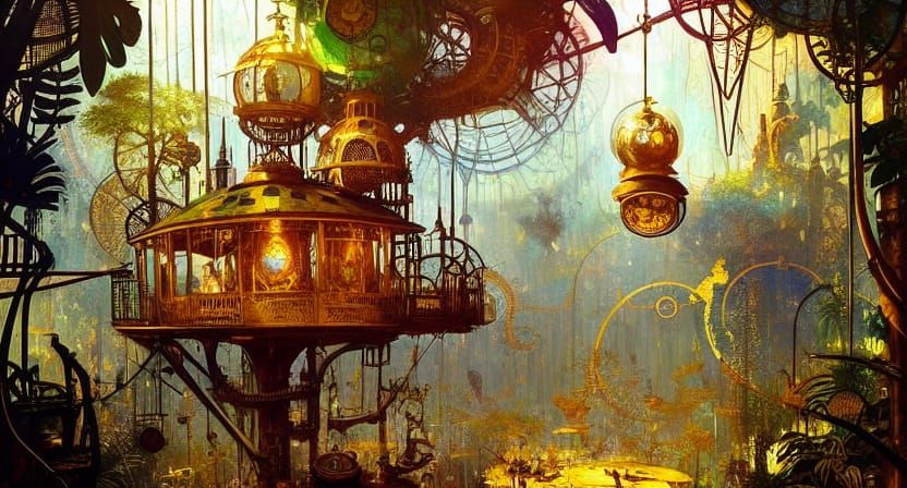 Jungle Steampunk Folly 2