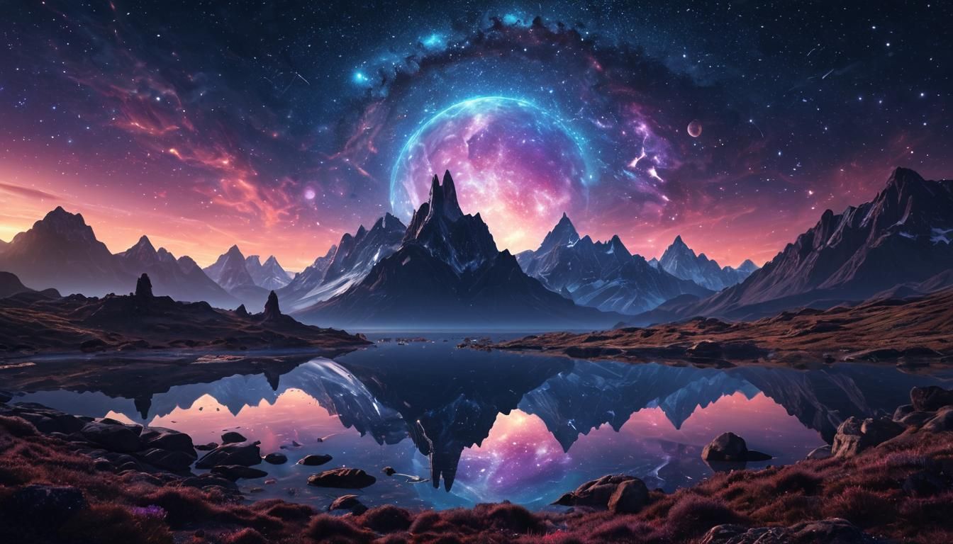 Serene and Magnificent Epic Astral Landscape