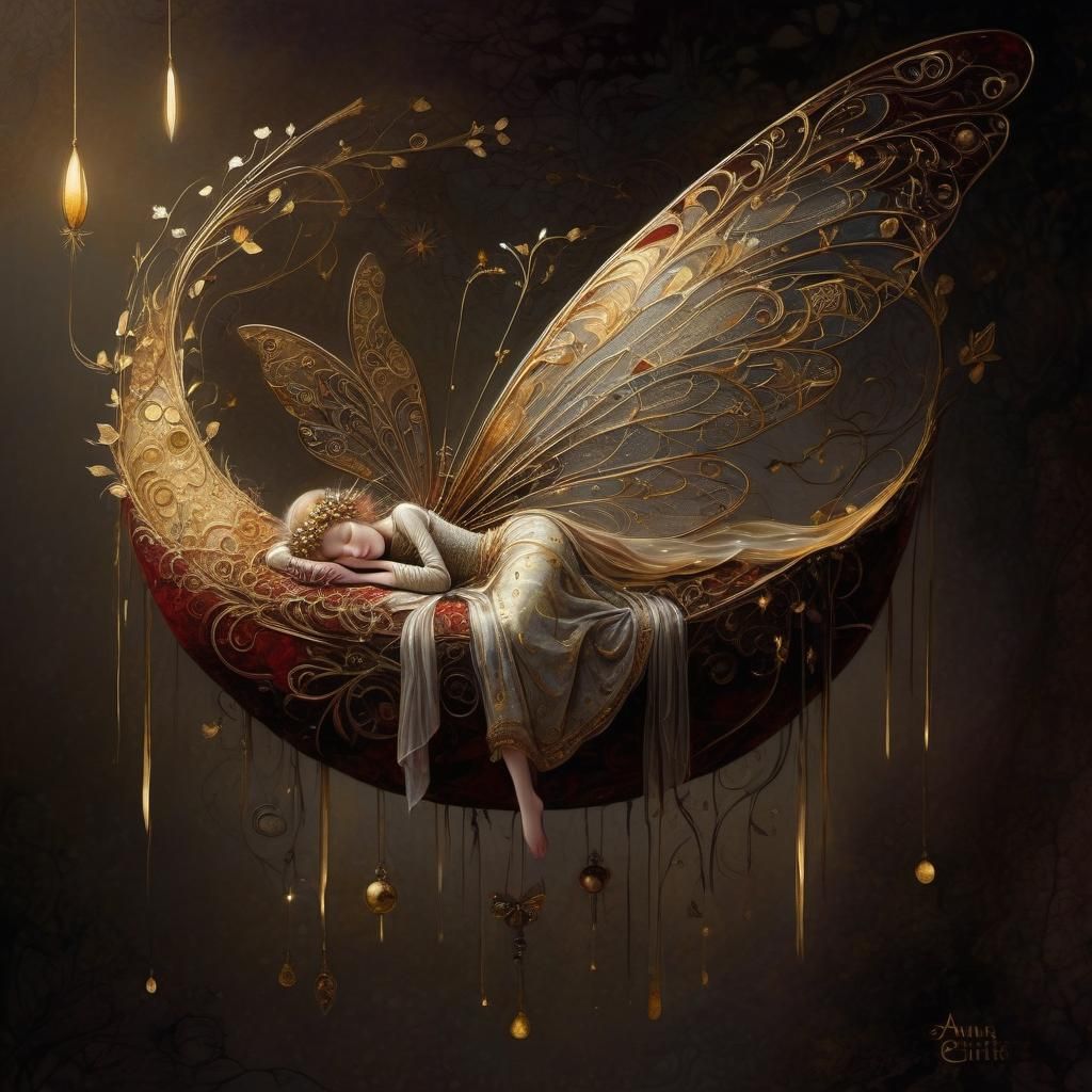 sleeping fairy