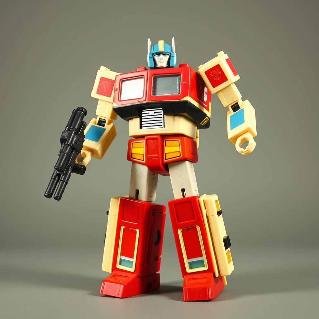 A 1960 retro transformer (hasbro) in robot mode