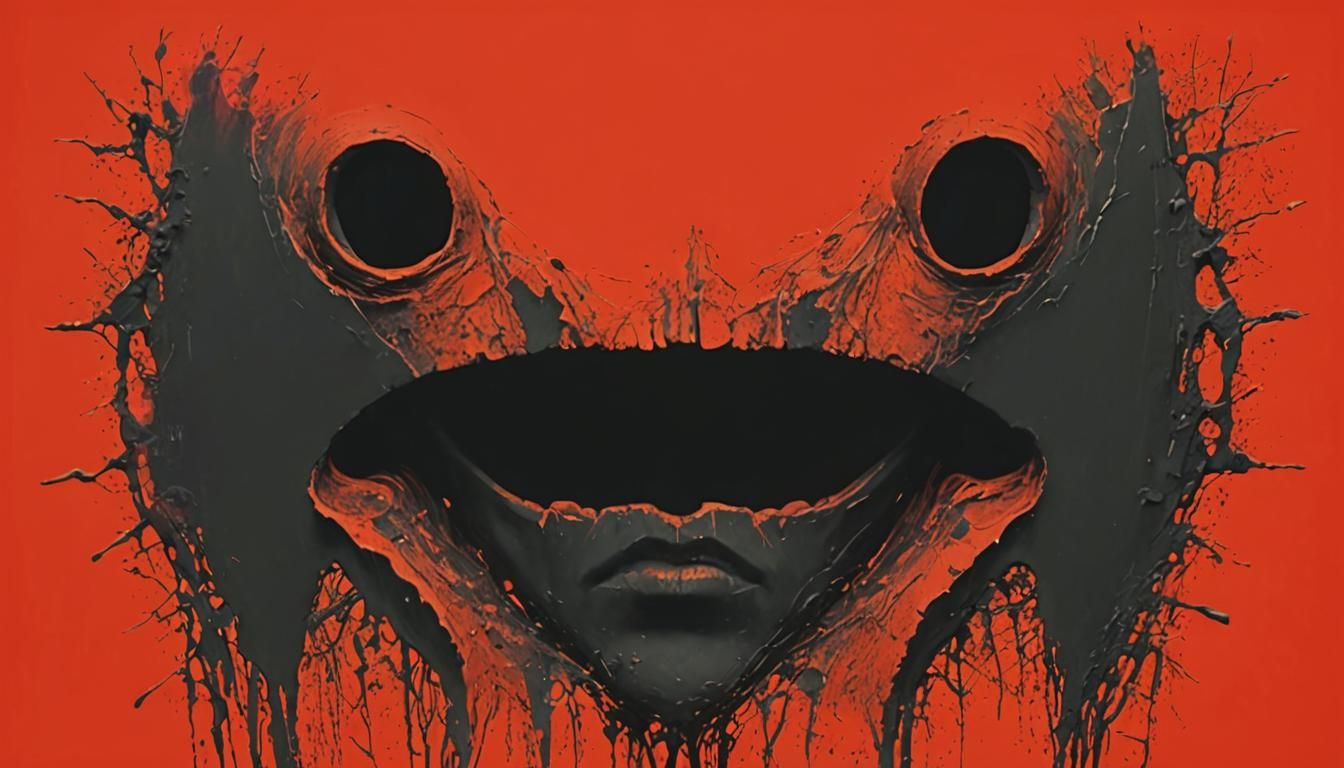 Surrealist Sculpture of a Stylized Female Head