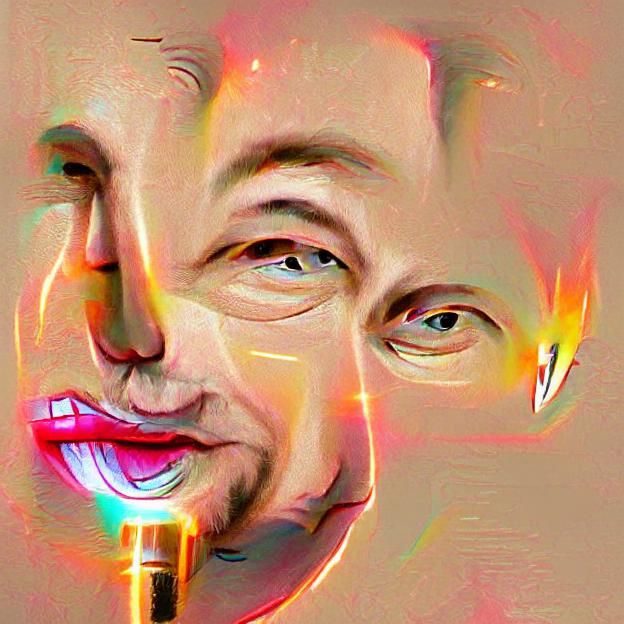 Realistic Digital Portrait of Elon Musk