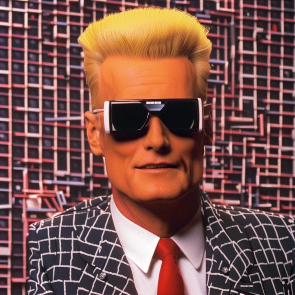 Max Headroom Appears on Television