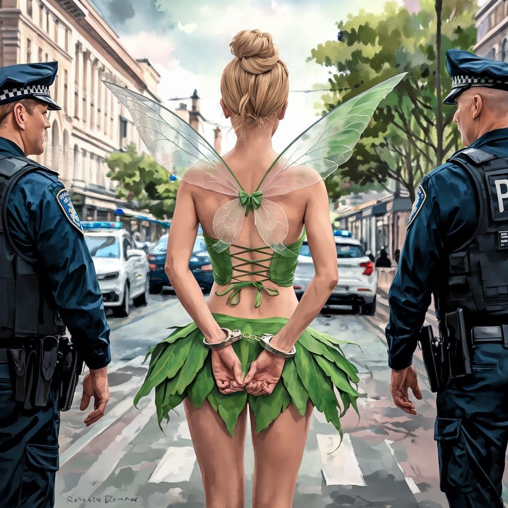 From Pixie Dust to Handcuffs : Tinkerbell’s Arrest Stuns Fans !