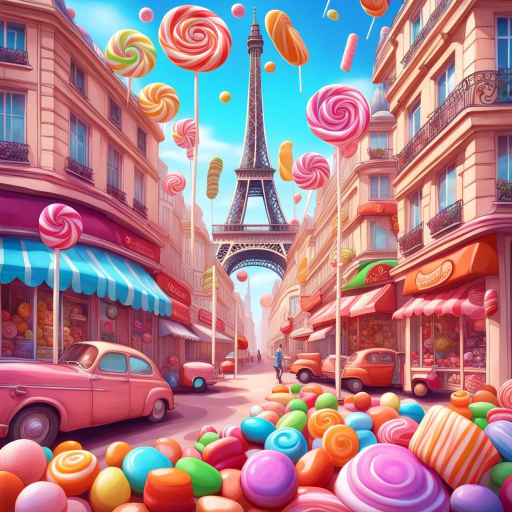 Paris Candy art style!