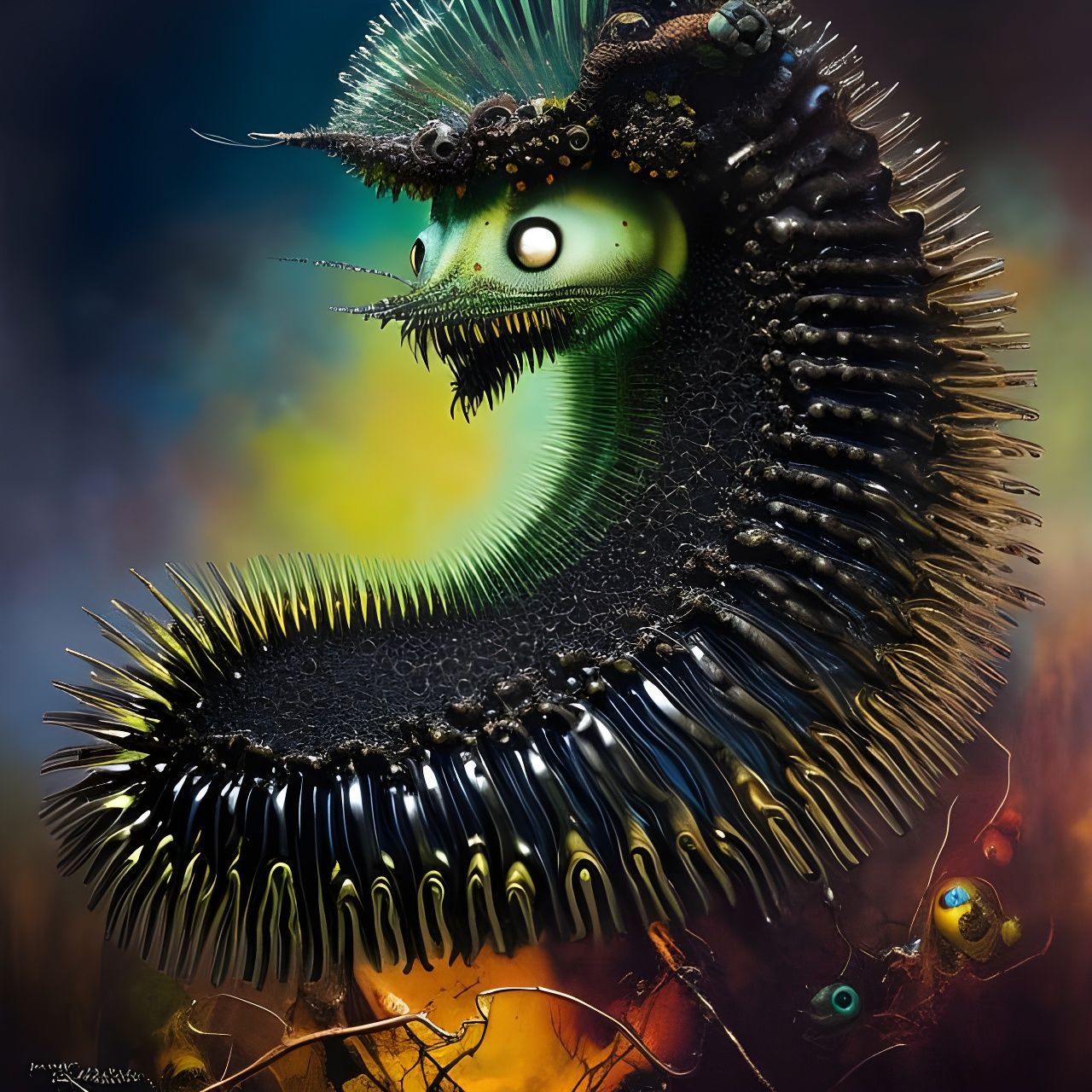 Creepy Creature People Portraits - XXIV