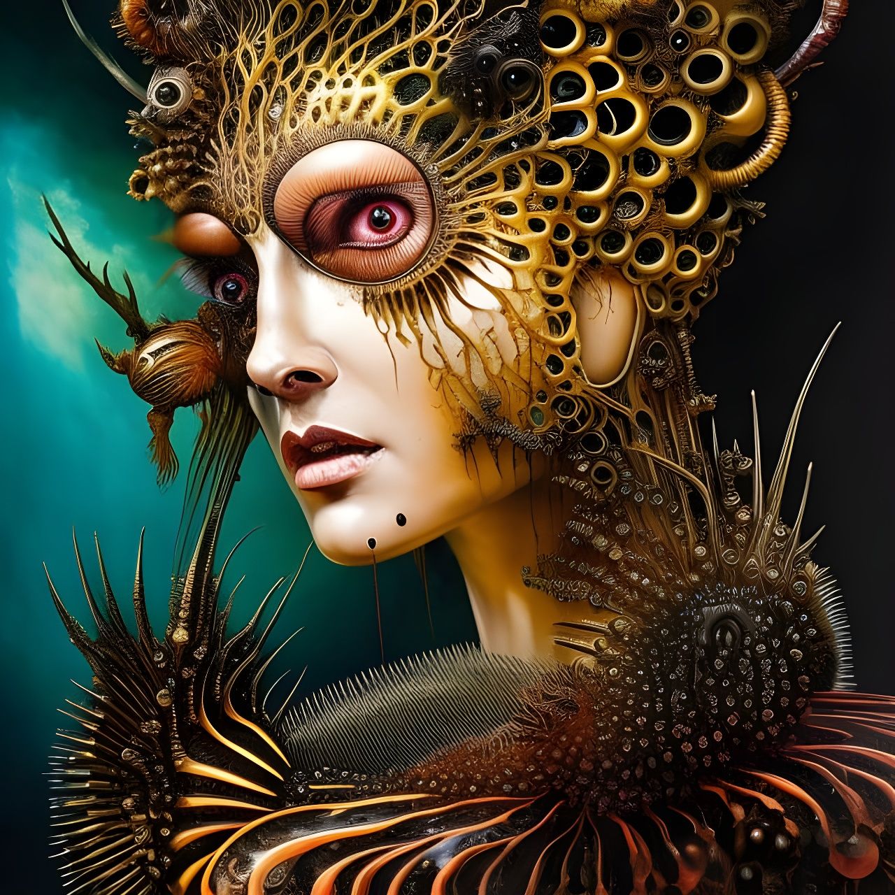 Creepy Creature People Portraits - XXV