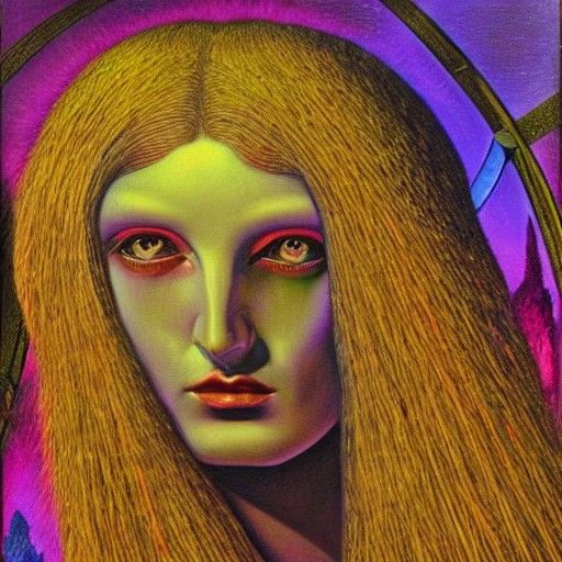 Beauty of Annihilation in Fantastic Realism Style