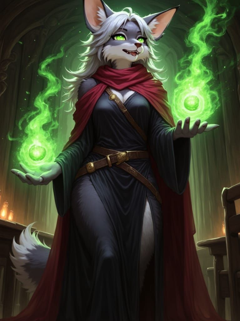 Regal Witch Bids Farewell in Enchanted Tavern