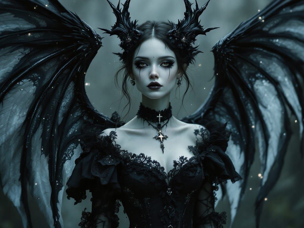 Ethereal Victorian Goth Angel