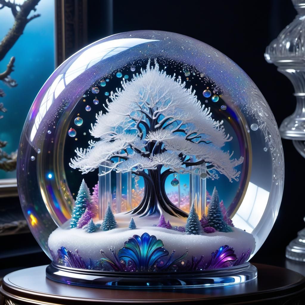 Majestic Glass Snow Globe Dreamscape