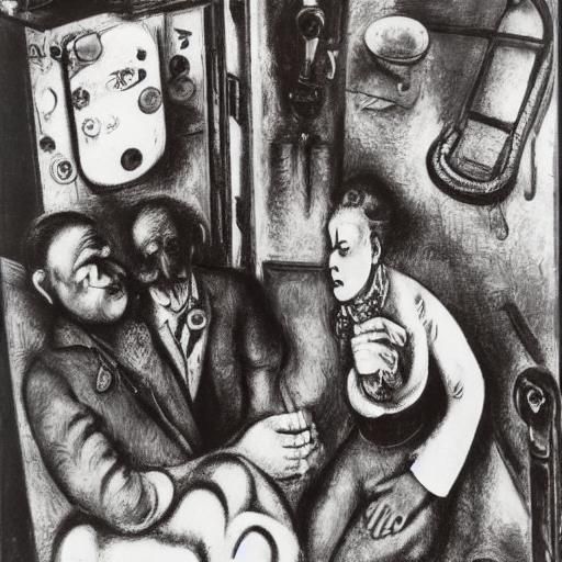 Locksmith Vasya's Surreal Divorce: An Expressionist Portrait