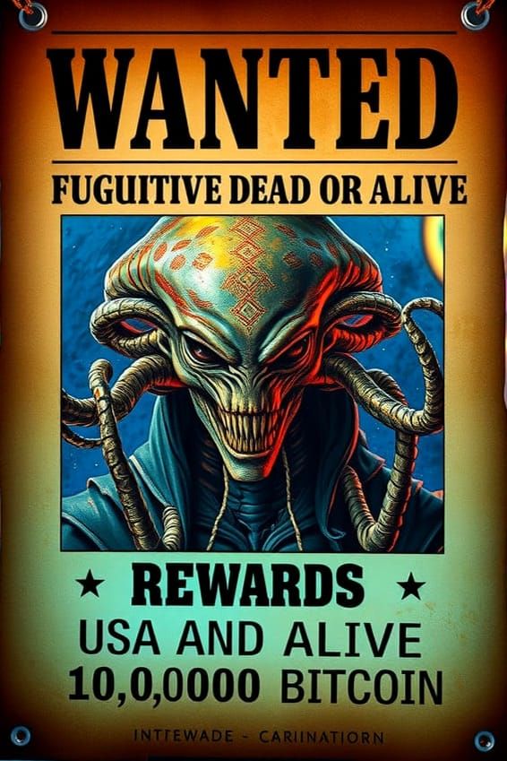 Hyperdetailed  Wanted Poster