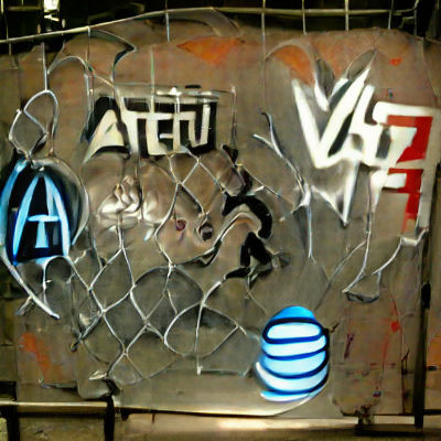 AT&T Logo Wins Graffiti Cage Fight