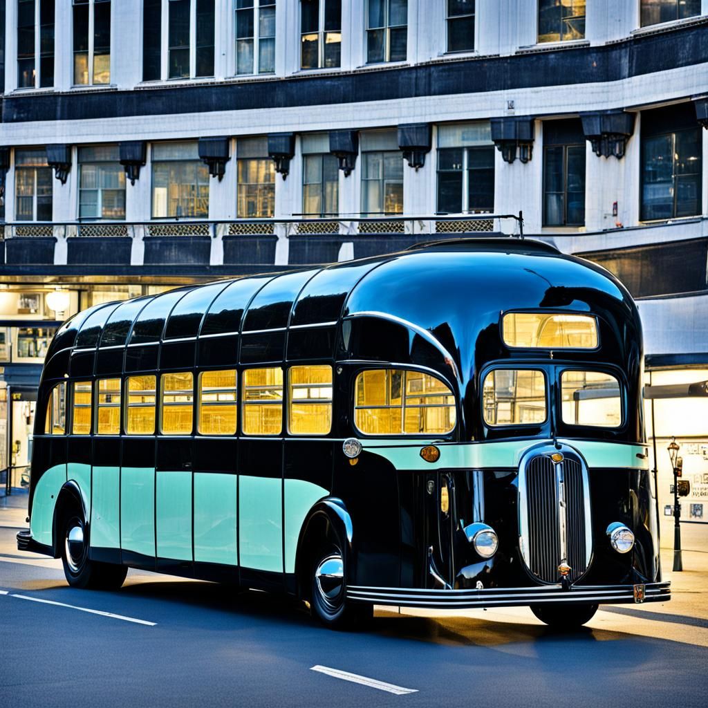 Art Deco Bus Design