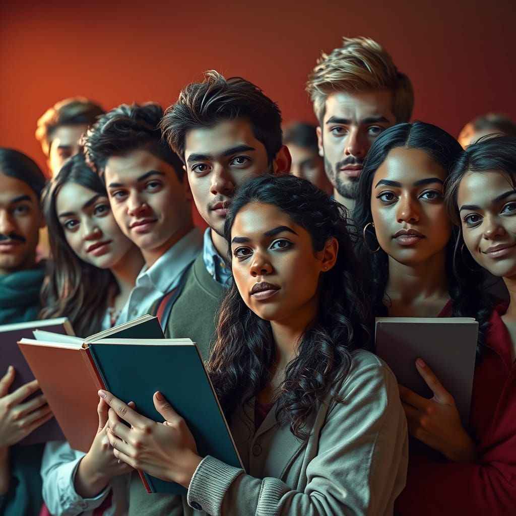 Diverse Students With Unique Interests In Vibrant Academic S...