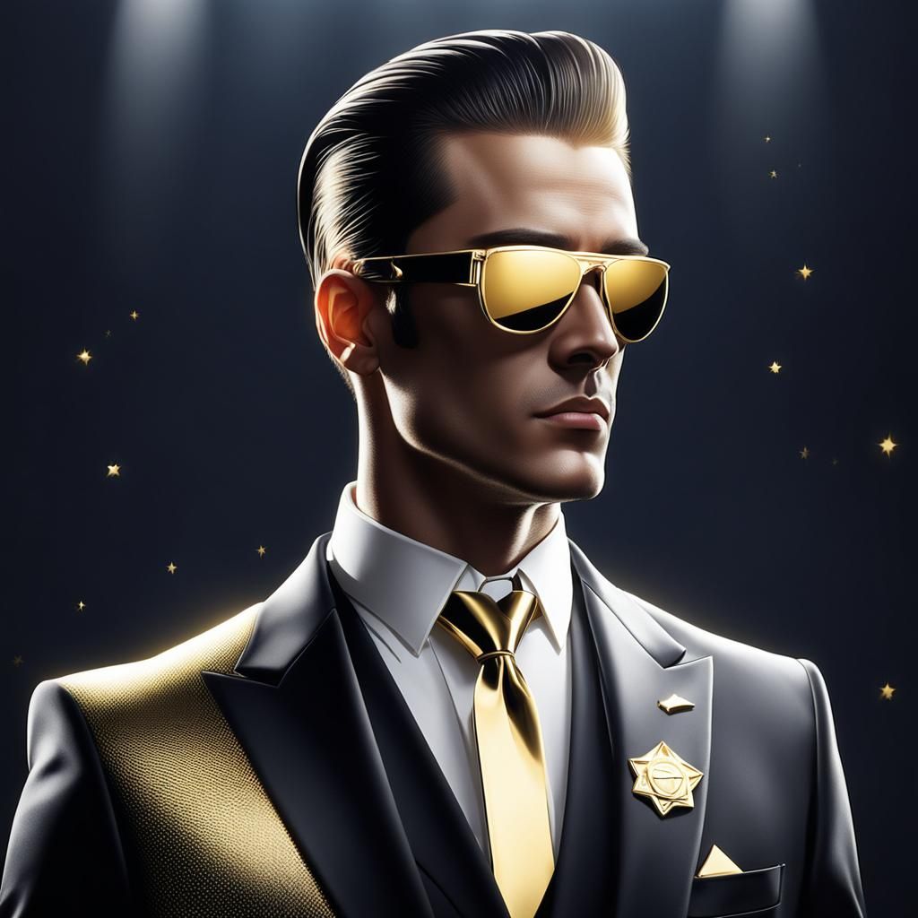 Young Security Guard Impedes Entry