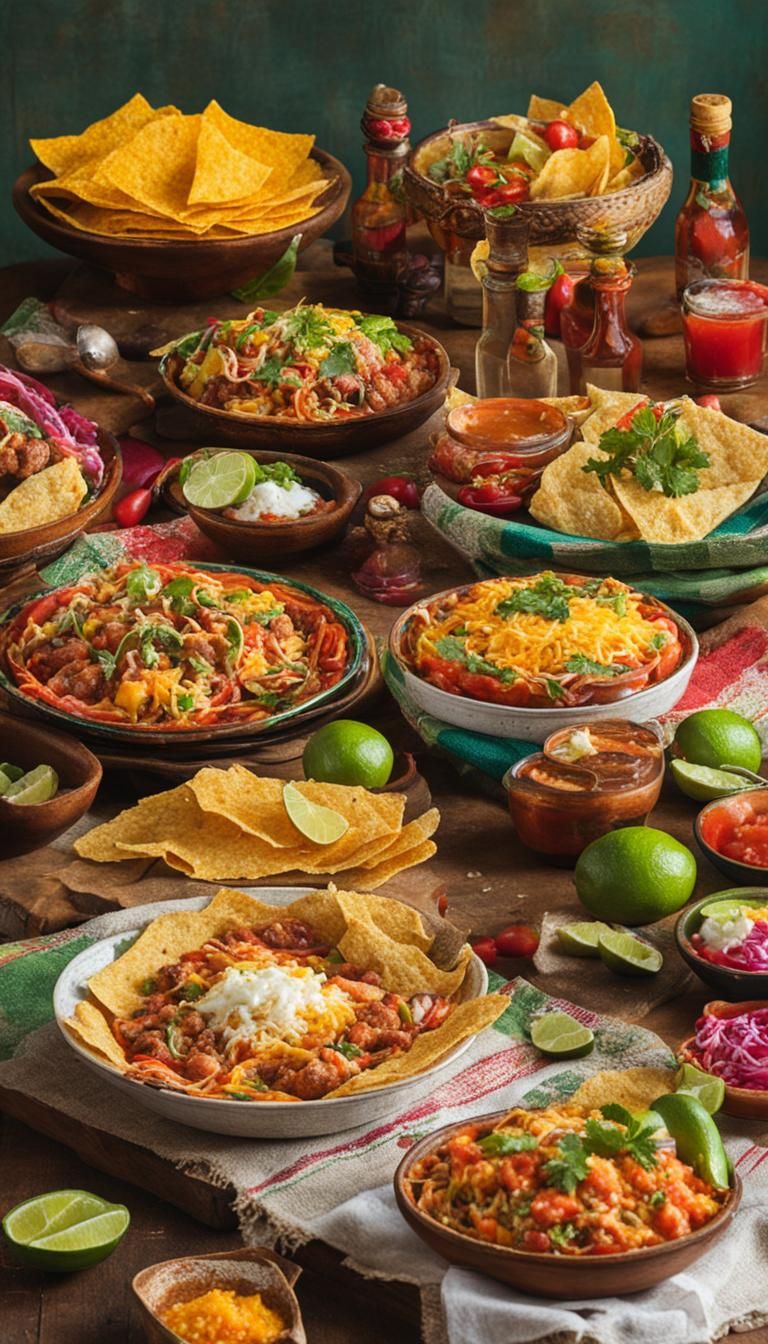 Festive Cinco de Mayo Feast in Mexico