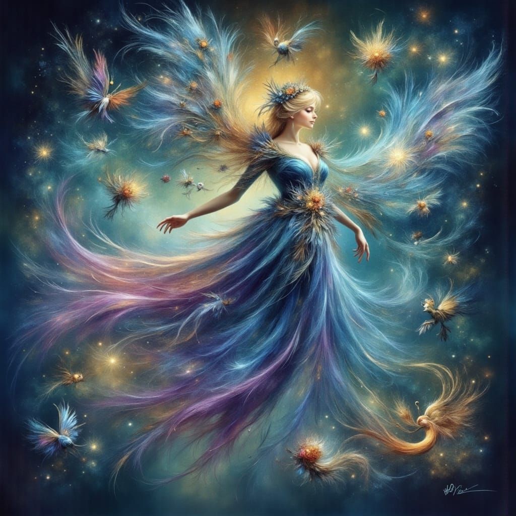 Ethereal Fantasy Landscape with Magical Shenanigans