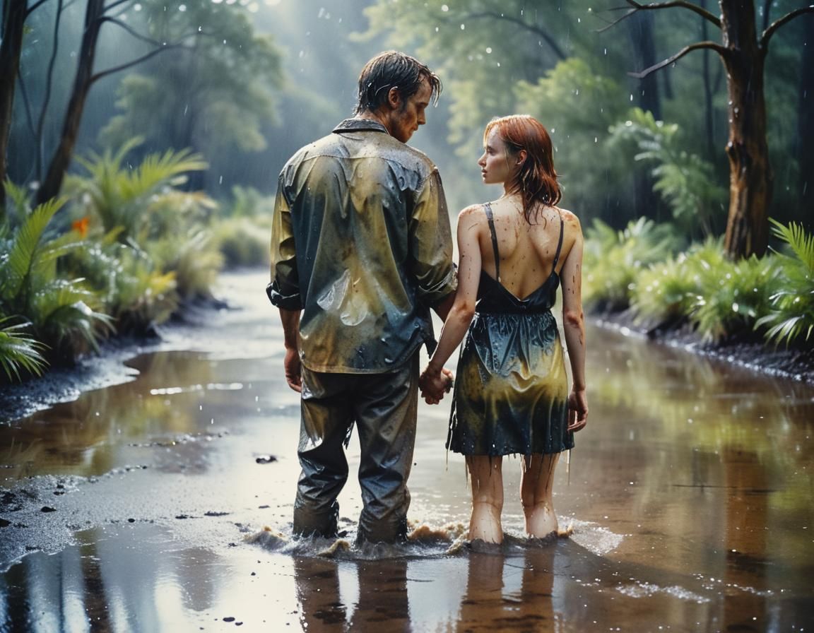 Evocative Watercolour Still Life in Film Style