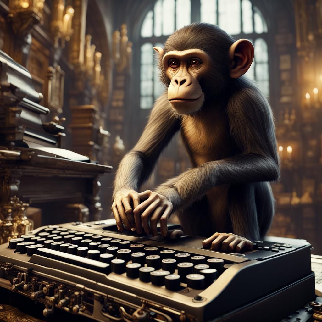 Infinite Monkey Theorem: Shakespearean Dream