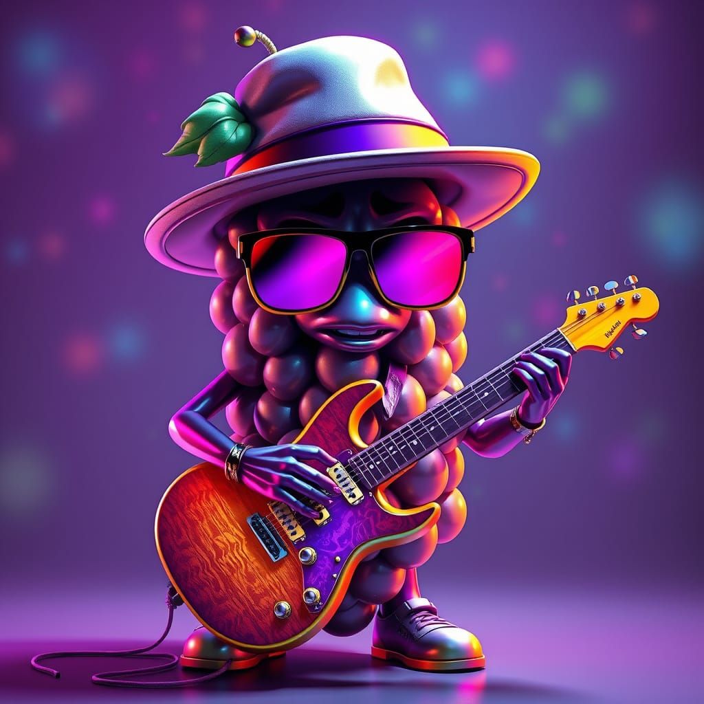 Groovy Grape Rockstar Ready to Jam