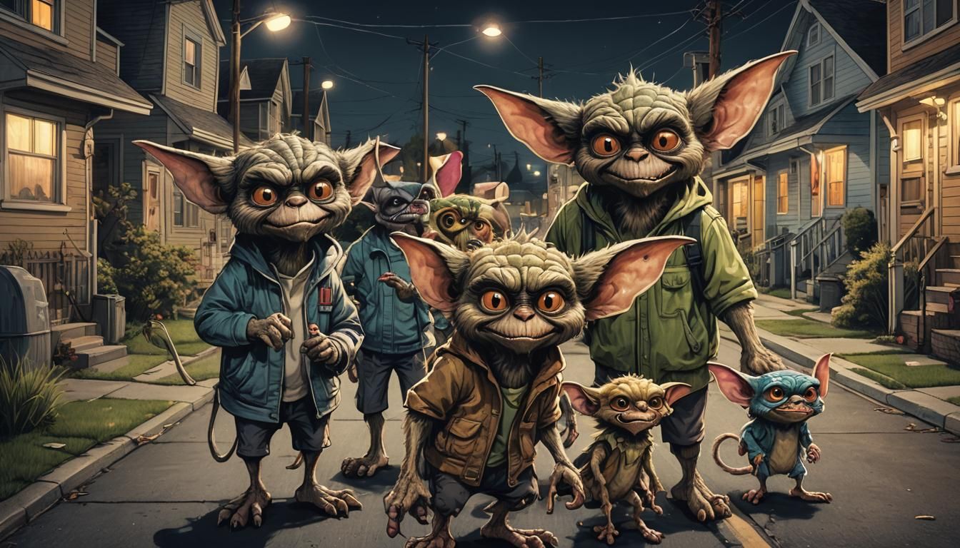 Mischievous Creatures Cause Chaos in 80s Suburbia